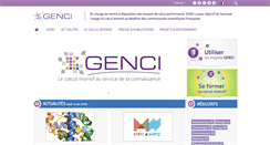 Desktop Screenshot of genci.fr